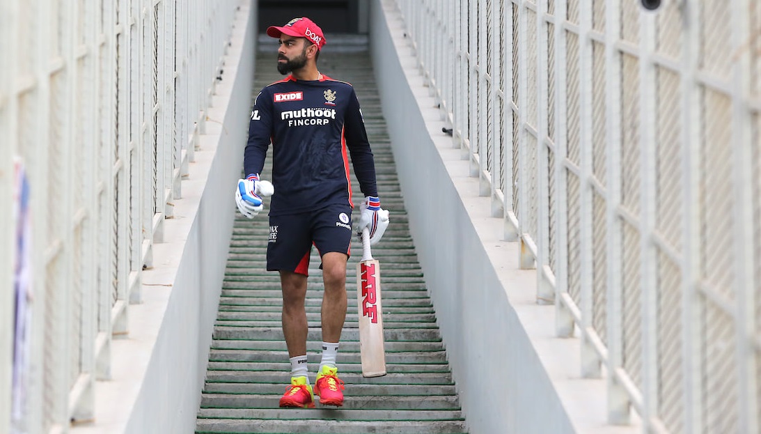 Kohli was dismissed for 5 in his first outing of IPL 2021 second leg