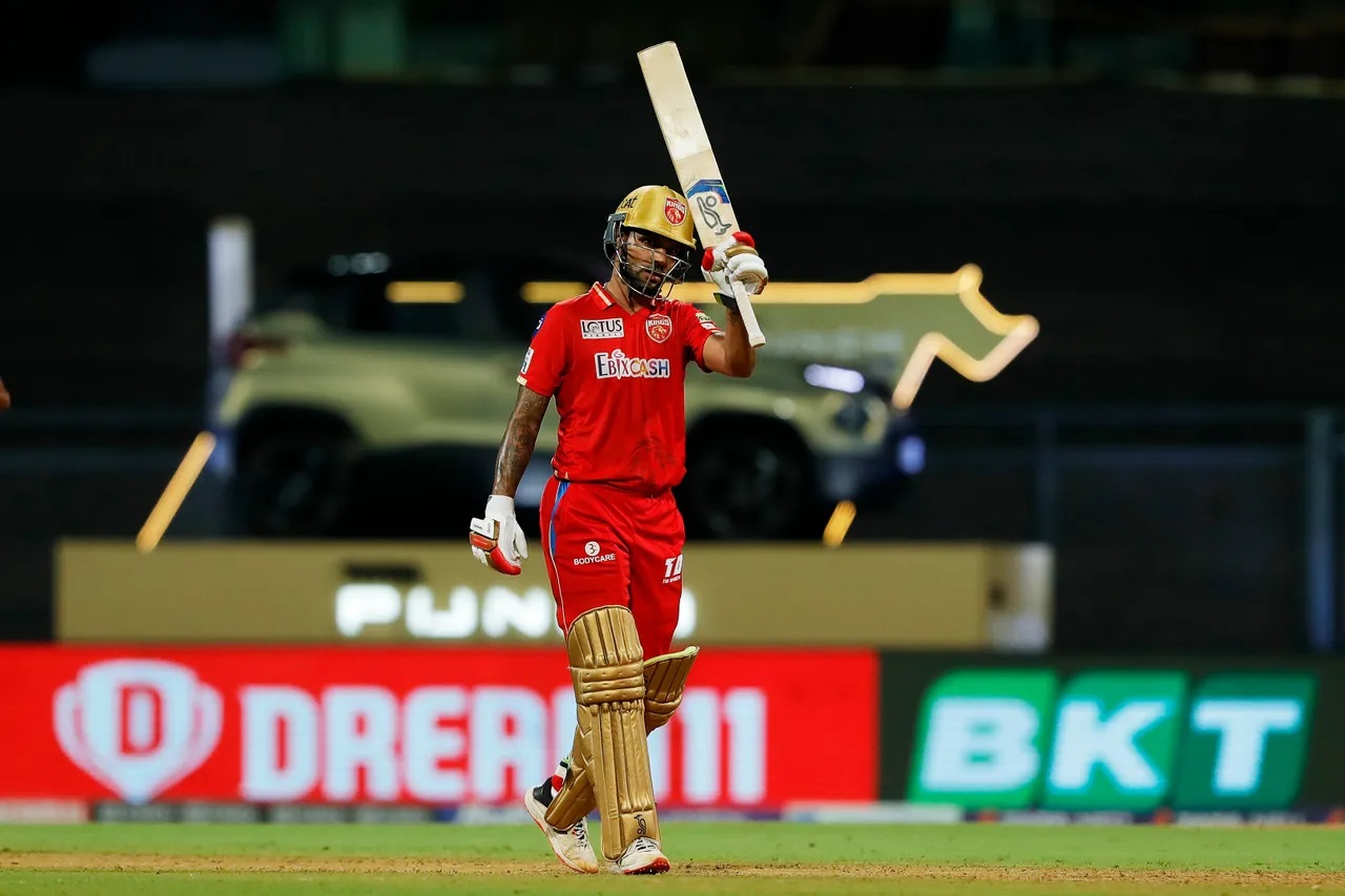 Shikhar Dhawan has scored 421 runs in IPL 2022 so far