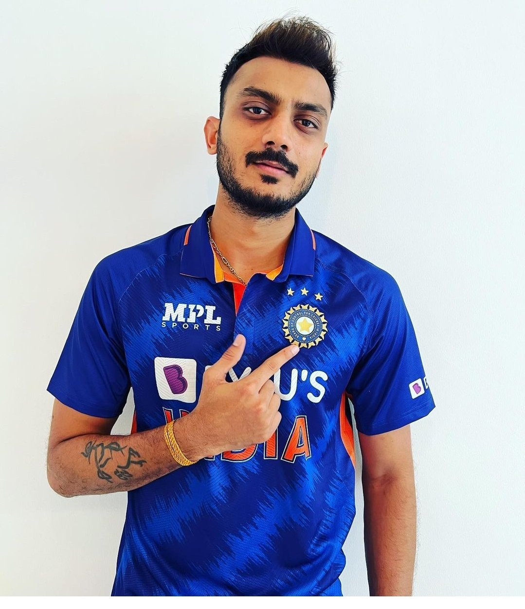 Axar Patel has replaced the injured Ravindra Jadeja for the remainder of the Asia Cup 