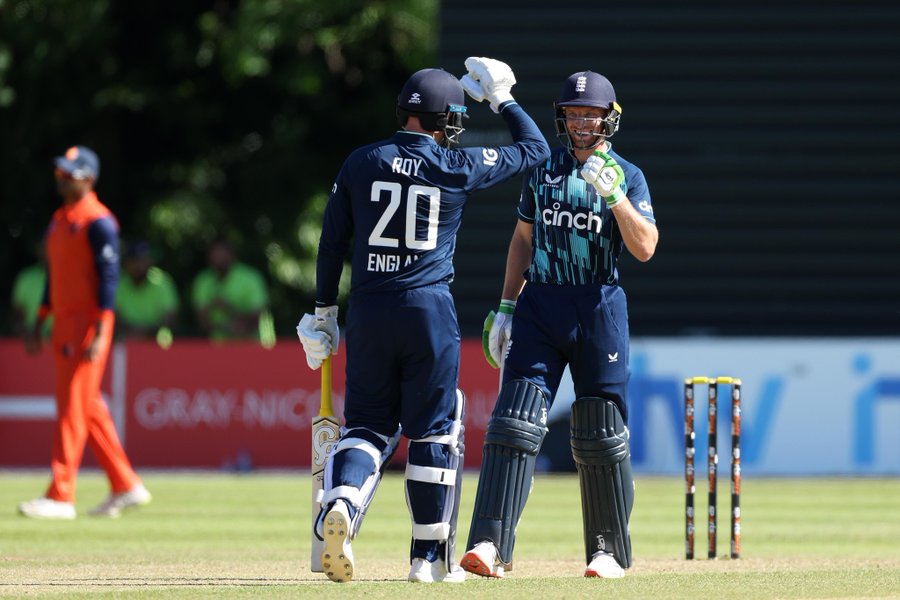Jos Buttler scored a fifty against Netherlands in third ODI