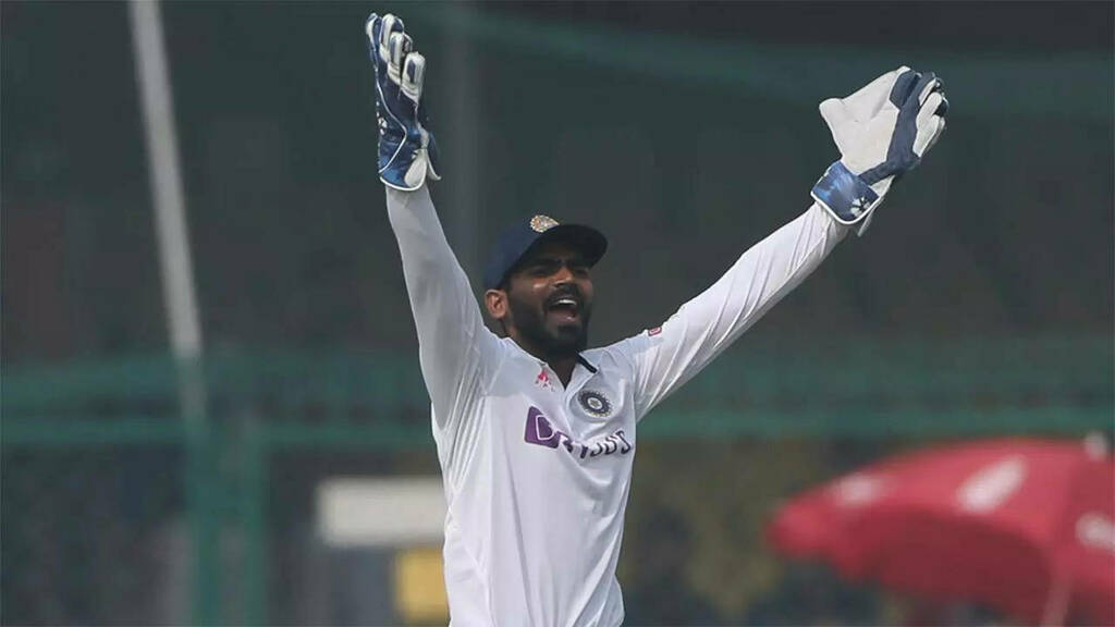 KS Bharat kept the wickets for India on Day 3 of the first Test in Kanpur