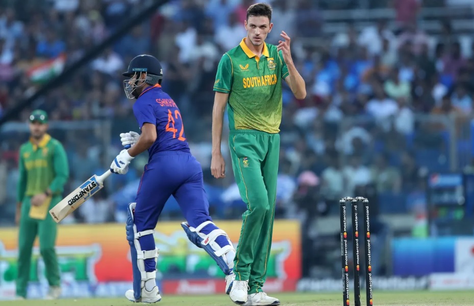 Marco Jansen missed a chance to get Shreyas Iyer out with a high catch in deep
