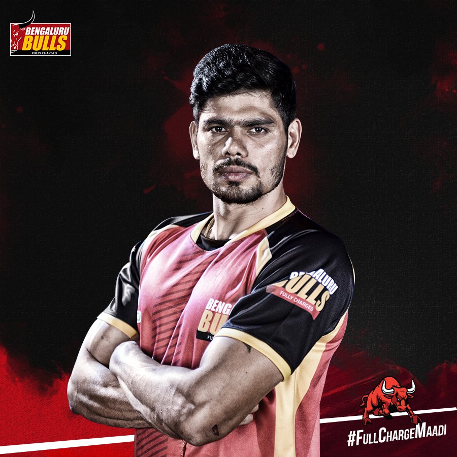 PKL 2017 | Rohit Kumar inspires Bengaluru Bulls�?31-20 victory over Telugu Titans