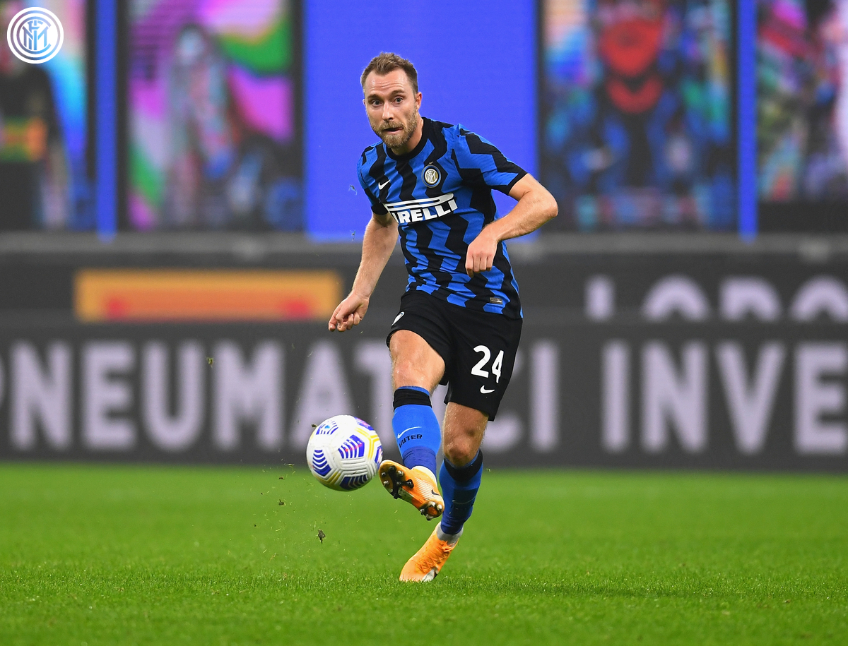 Christian Eriksen has made 35 appearances for Inter Milan so far