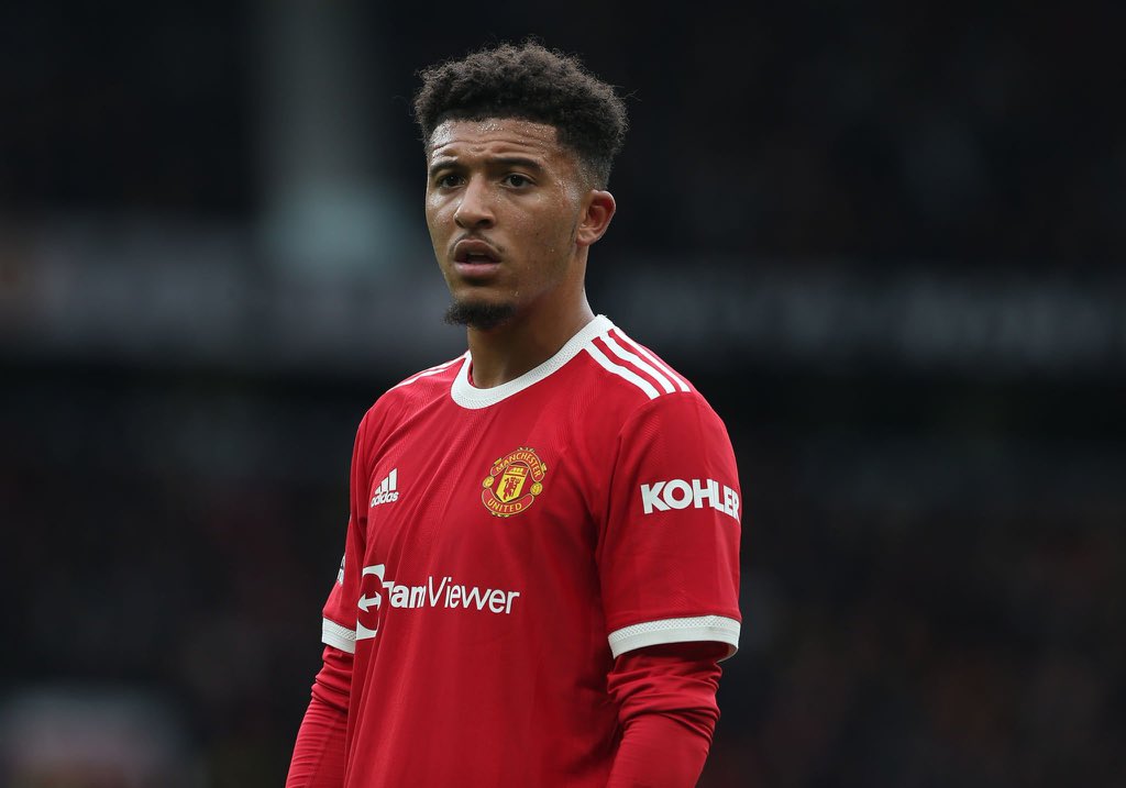 Jadon Sancho has yet to score a goal for Manchester United