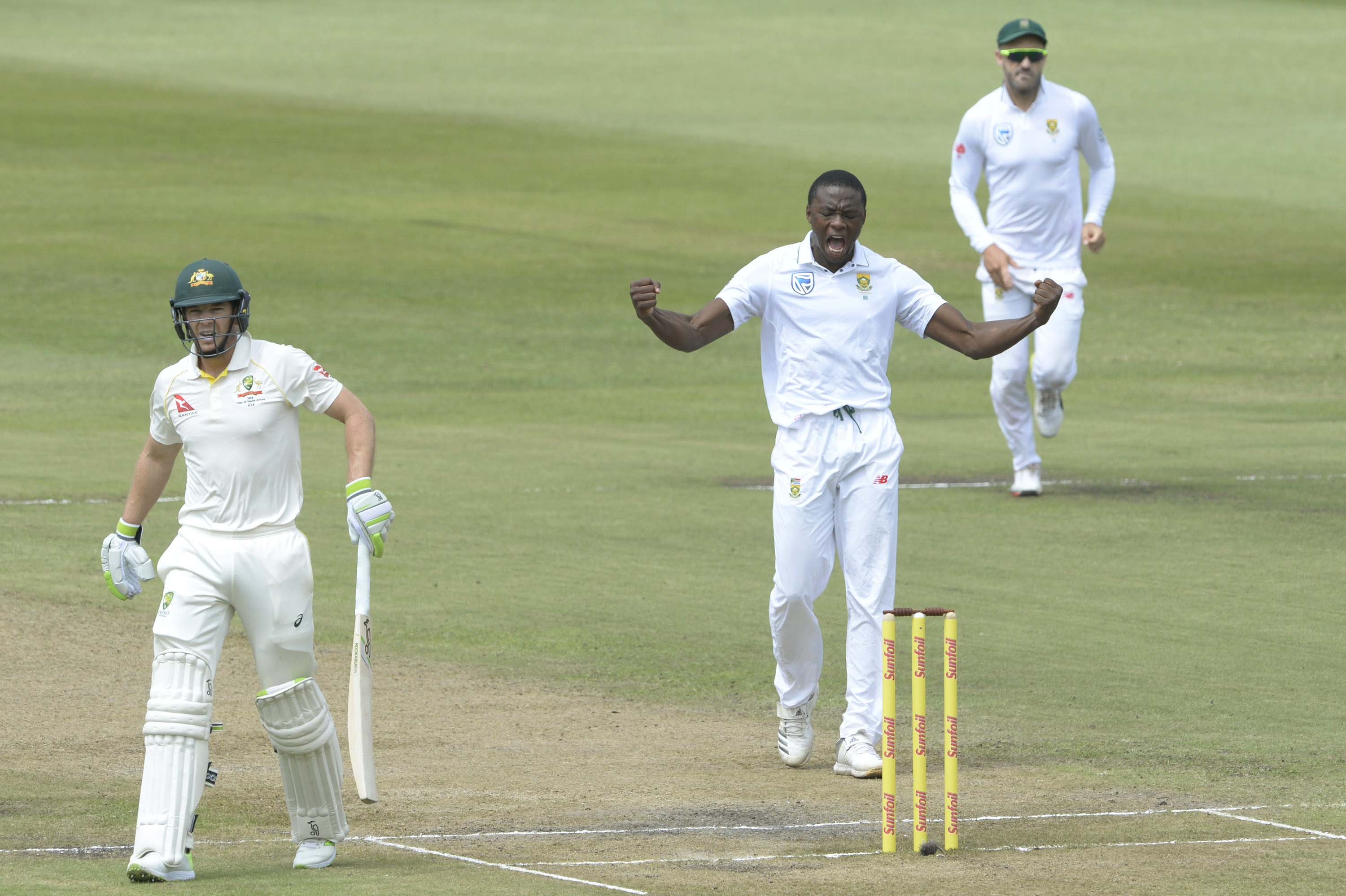 VIDEO | Kagiso Rabada plays with Lasith Embuldeniya’s ego to dismiss him with fist bump