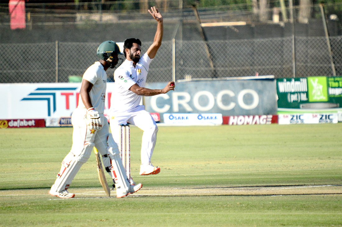 Hasan Ali was named the Man of the Series