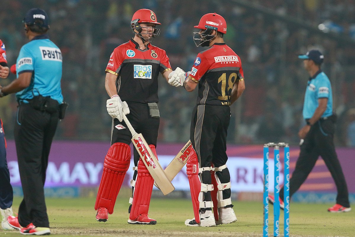 Kohli scored an unbeaten century in IPL SRL today