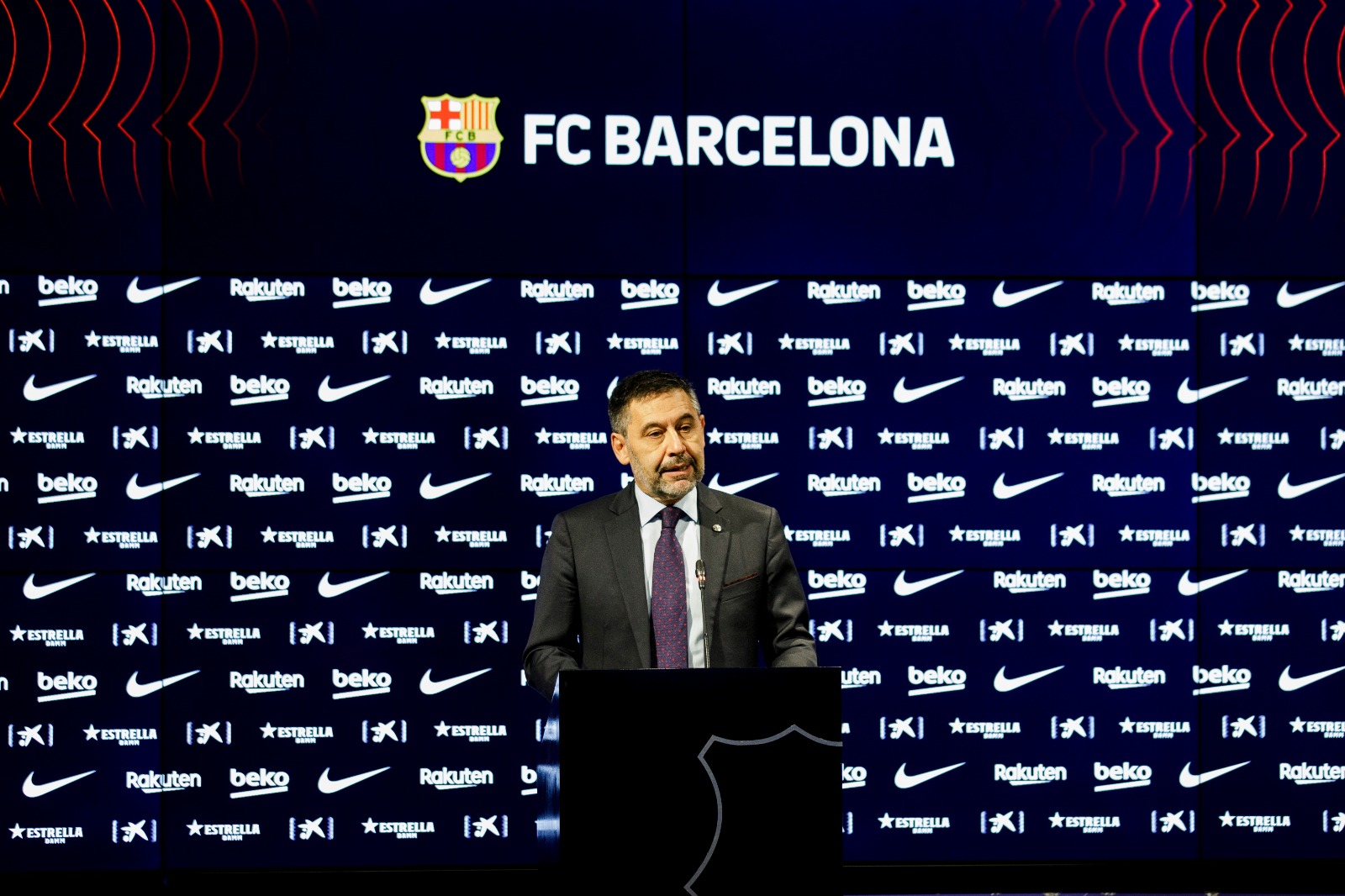 Josep Maria Bartomeu resigned as Barcelona president after a six year spell