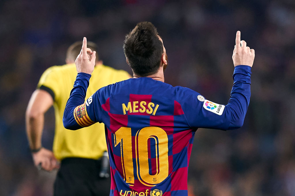 Lionel Messi is in the final year of his Barcelona contract