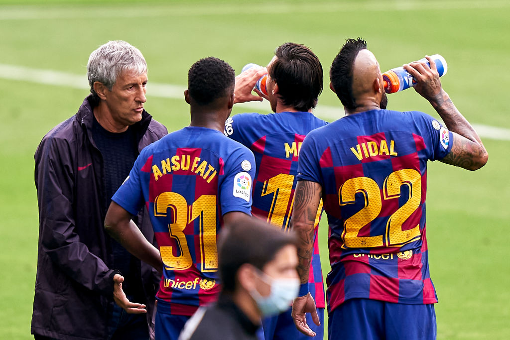 Barcelona sacked Quique Setien at the end of the 2019/20 season