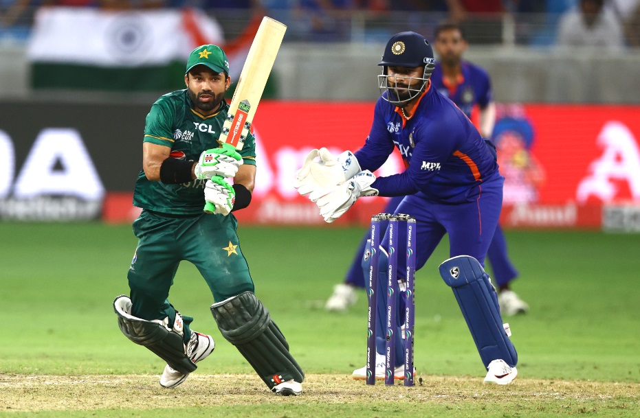 Mohammad Rizwan impressed with the bat during Pakistan's clash against India on Sunday.