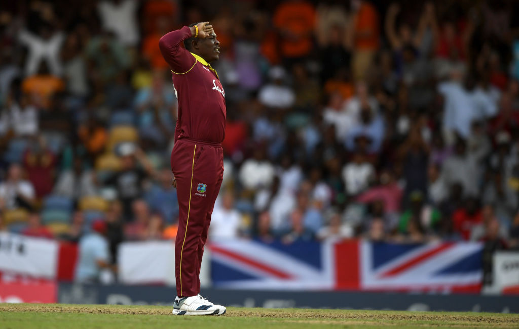 Cottrell with his salute