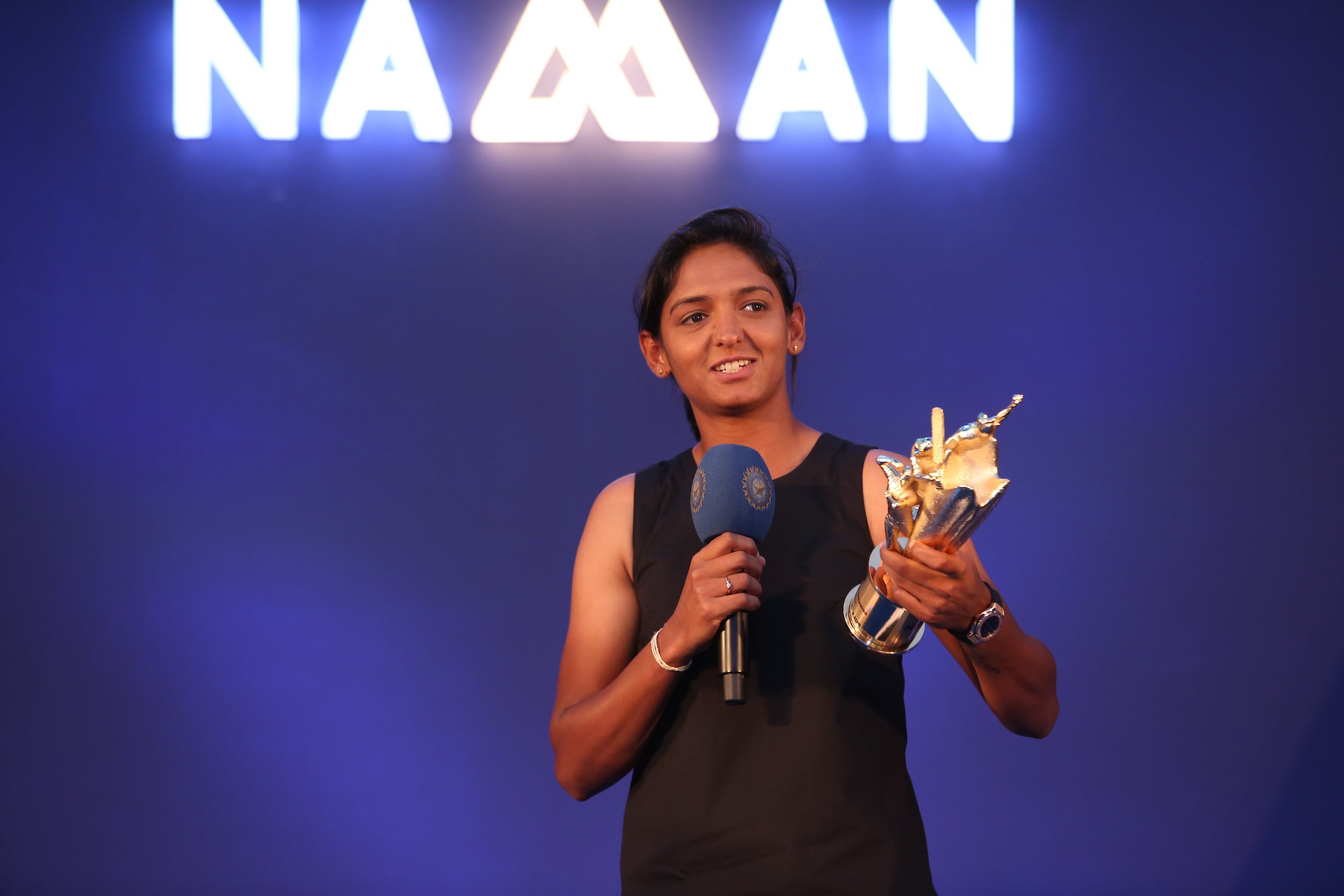 Harmanpreet Kaur during an award function