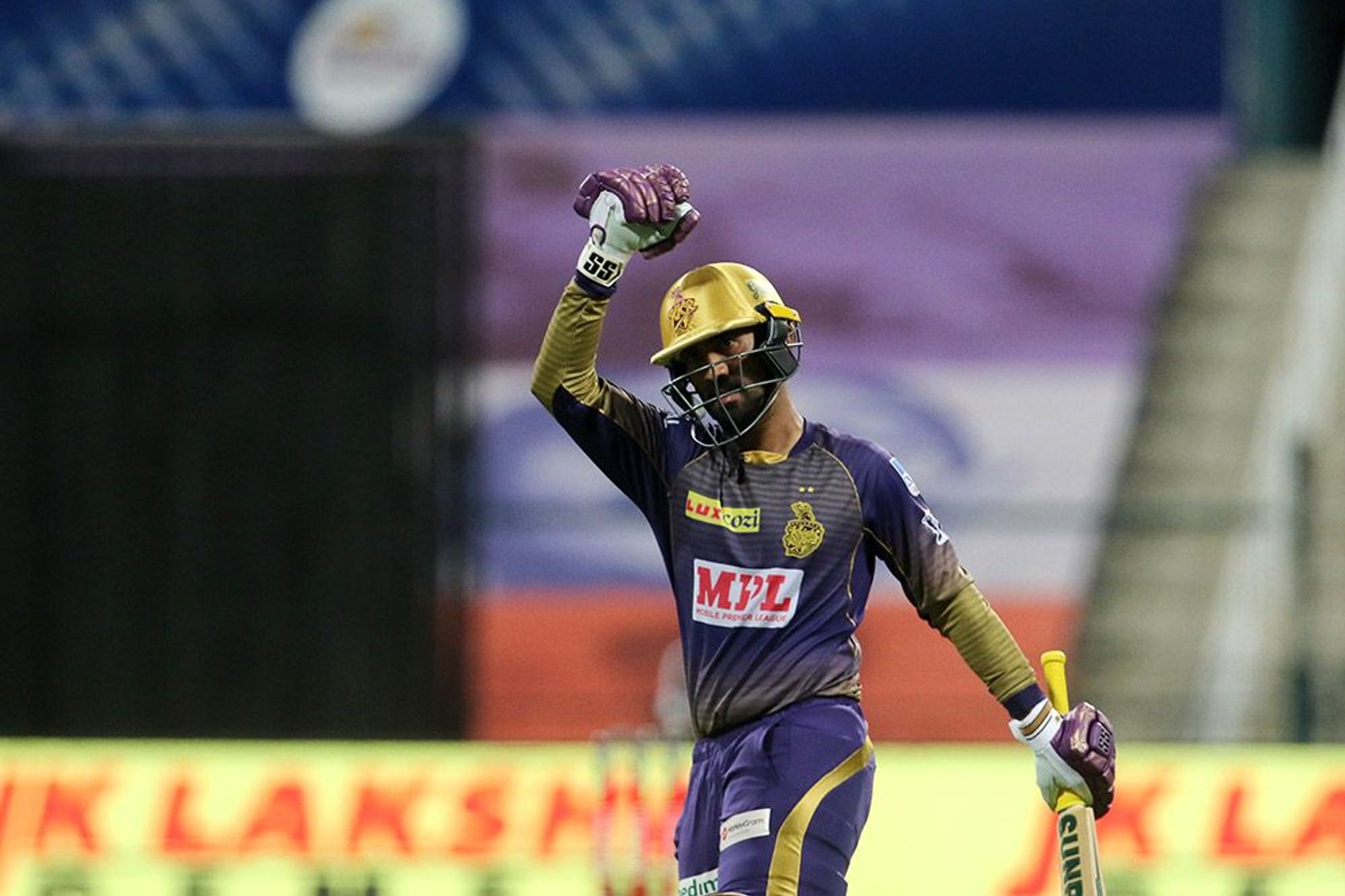 KKR's Dinesh Karthik was fined for breaching Code of Conduct
