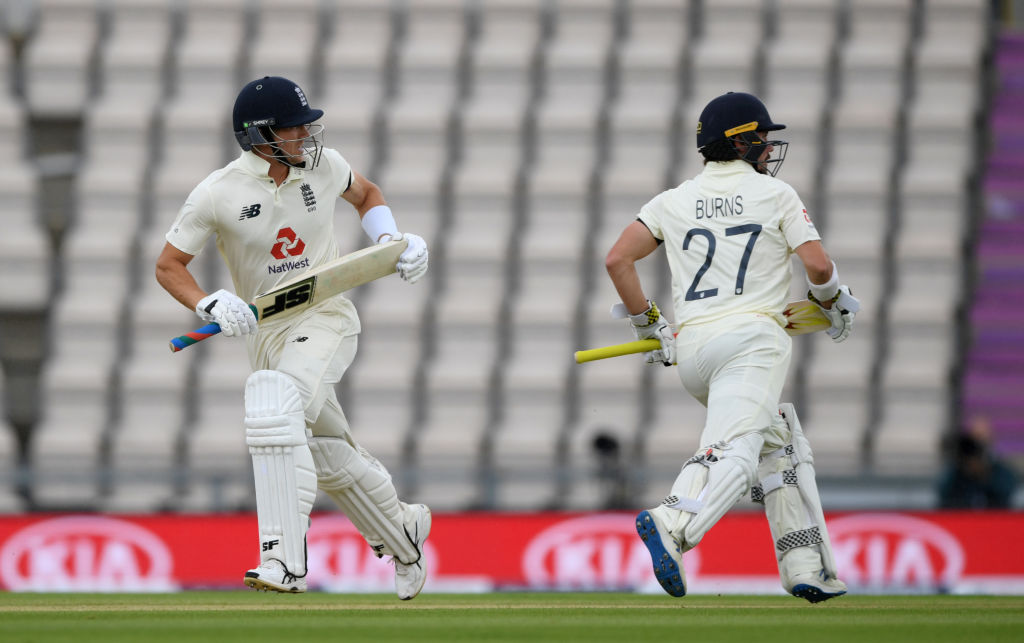 Burns and Denly put on a show in the second innings for the hosts