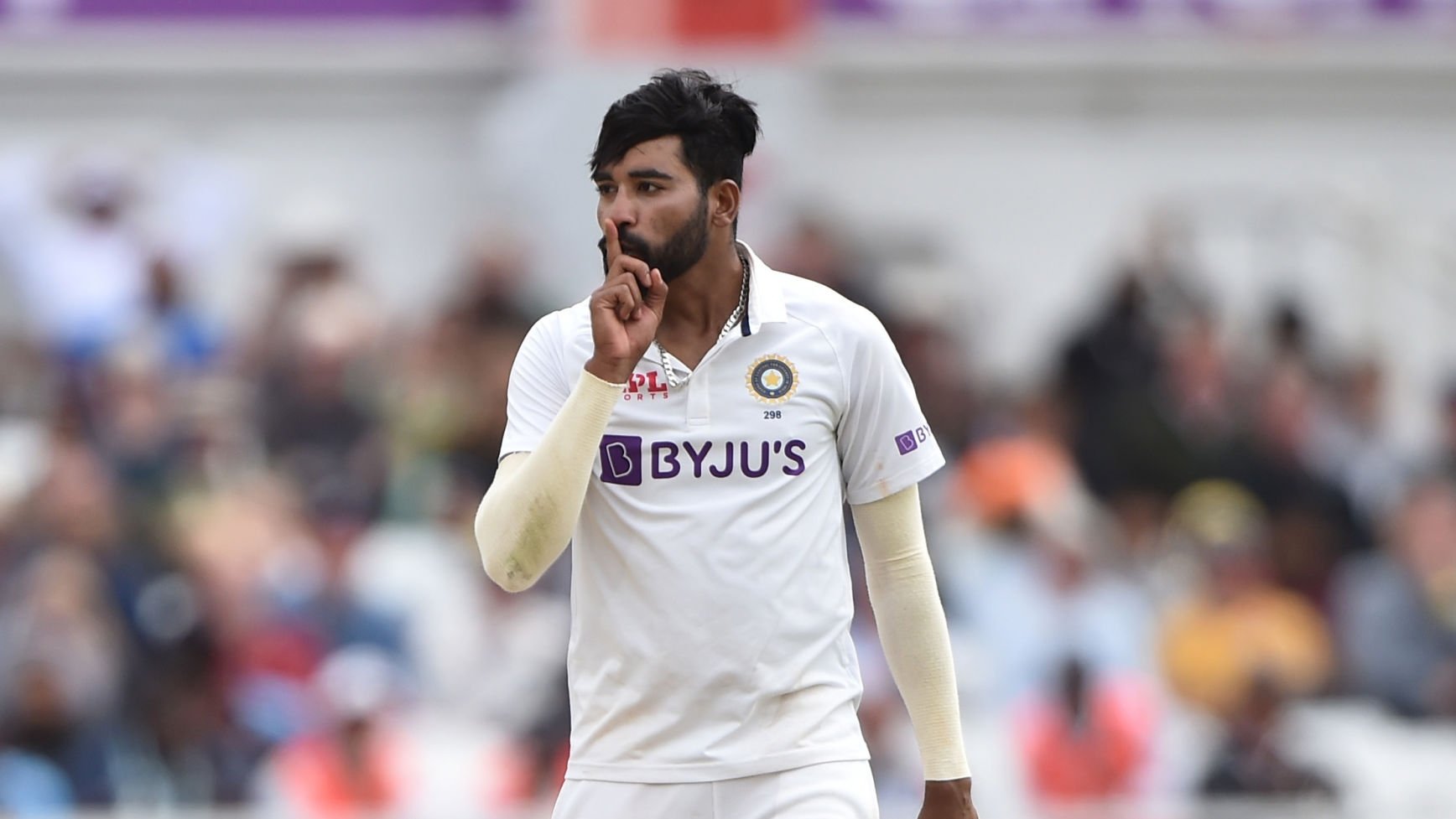Siraj took eight wickets at Lord's