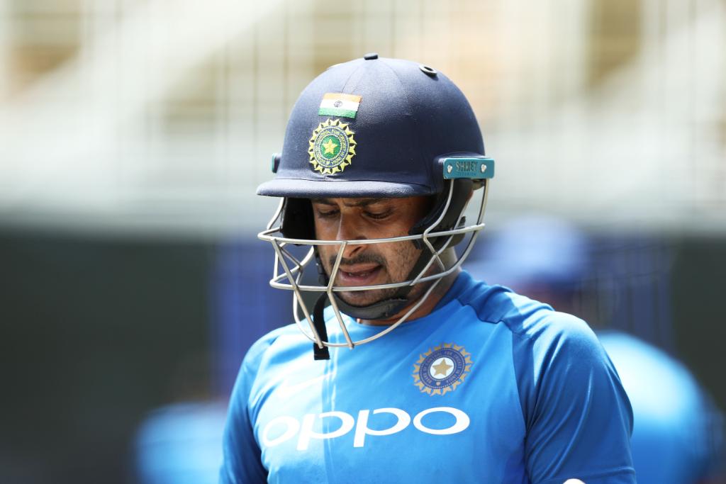 Ambati Rayudu had a heated exchange with Sheldon Jackson.
