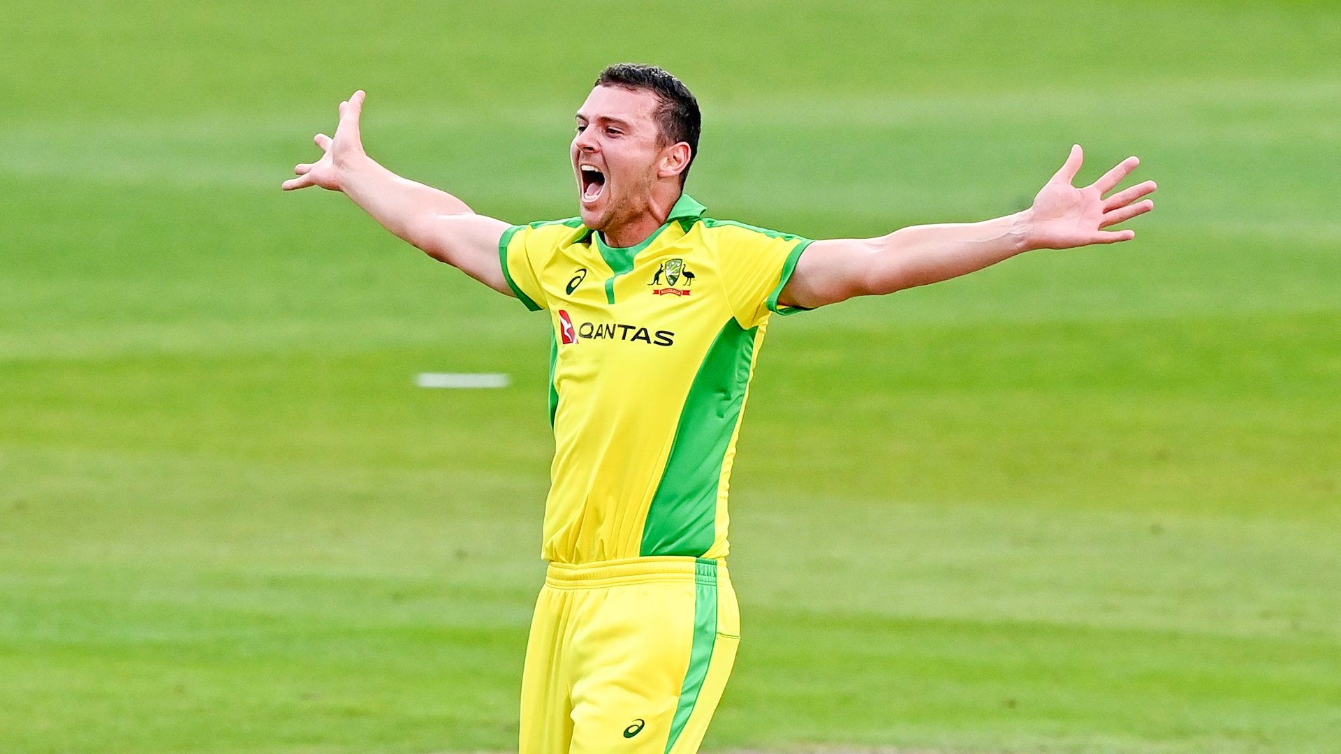 Josh Hazelwood took 4 wickets in the game against SL.