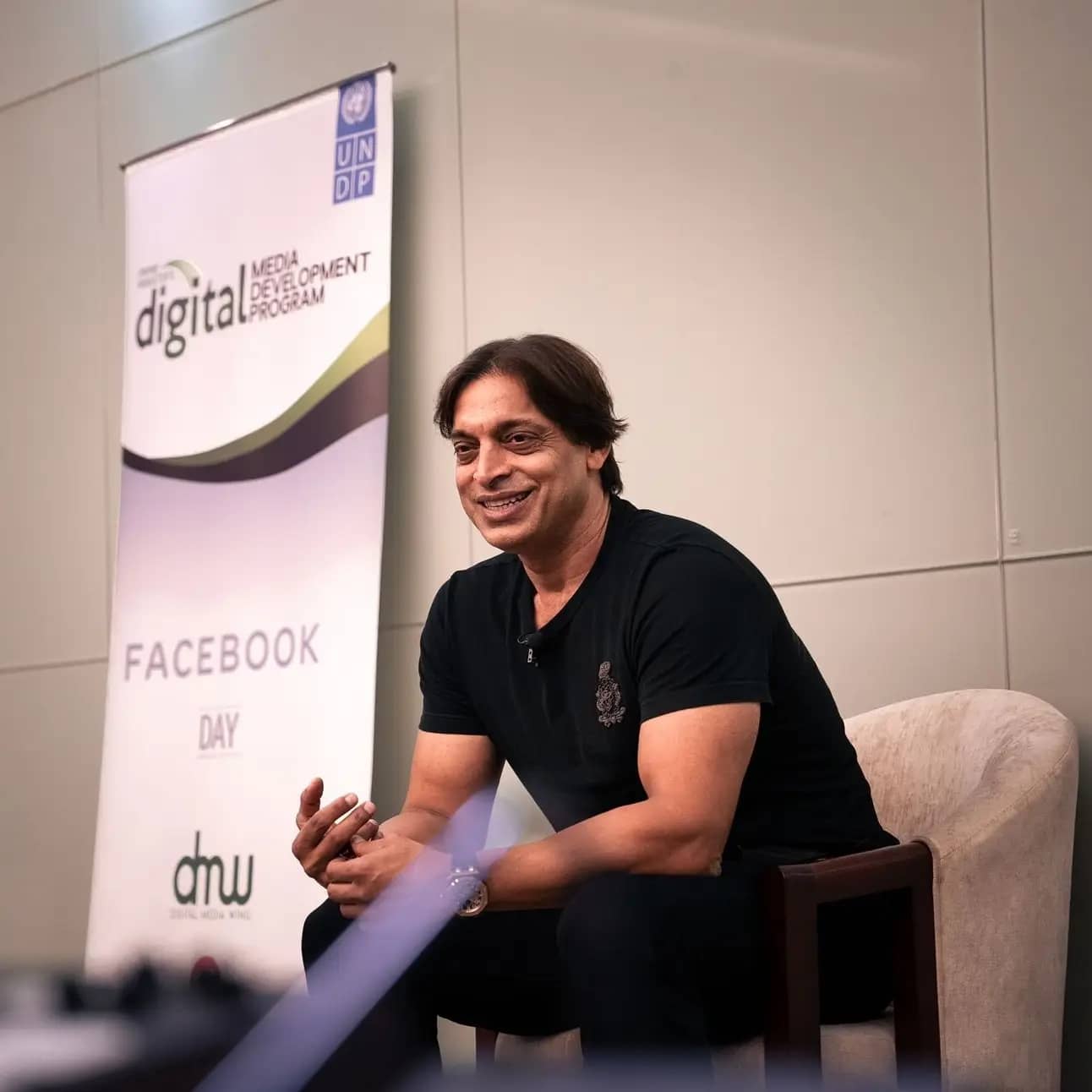 Shoaib Akhtar was asked to leave on a live TV show