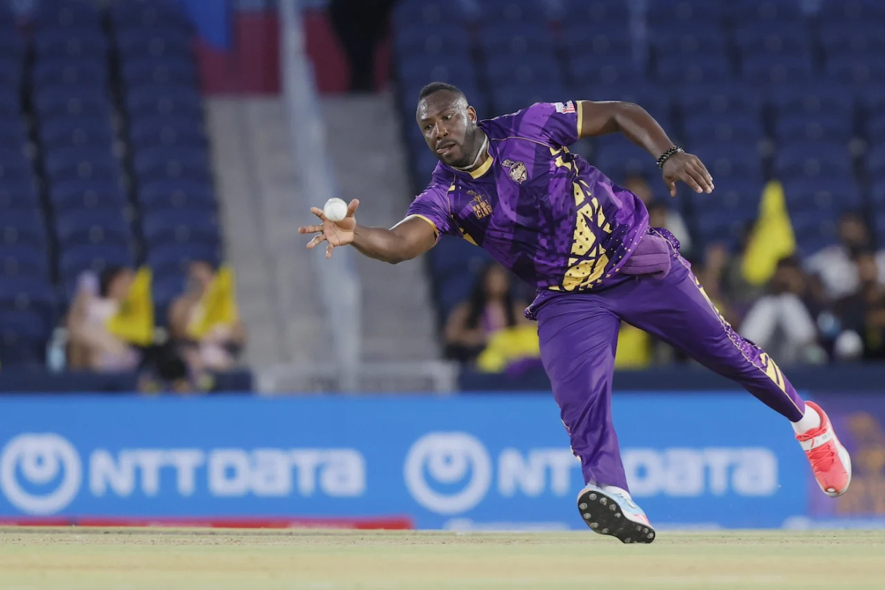 Andre Russell guides LAKR to win their last league game in MLC 2025