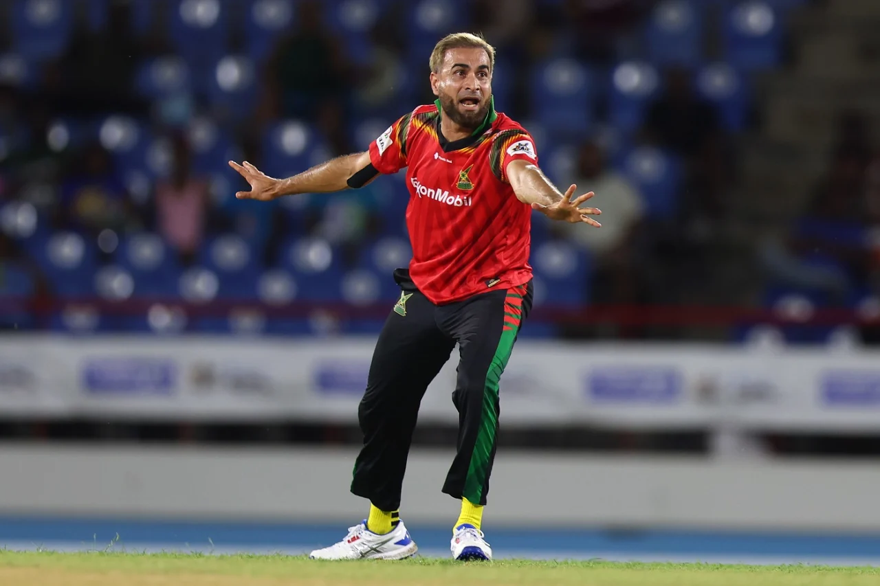 Imran Tahir of Guyana Amazon Warriors
