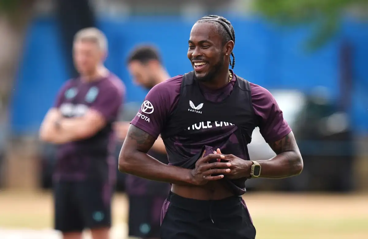 Jofra Archer was all smiles in training after b