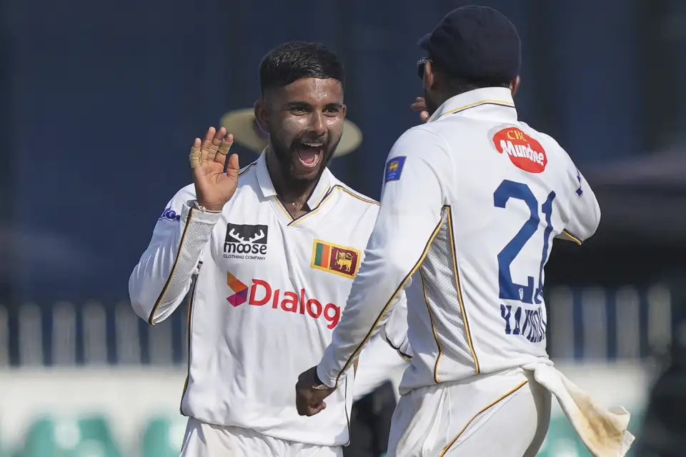 Sonal Dinusha scalped two big wickets on his first day as a Test cricketer
