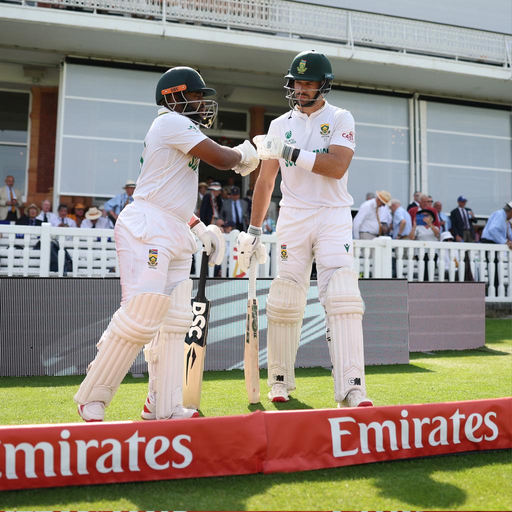 Temba Bavuma and Aiden Markram put on a crucia lunbeaten stand of 143 runs in South Africa's second innings in the WTC 2025 final against Australia at Lord's.