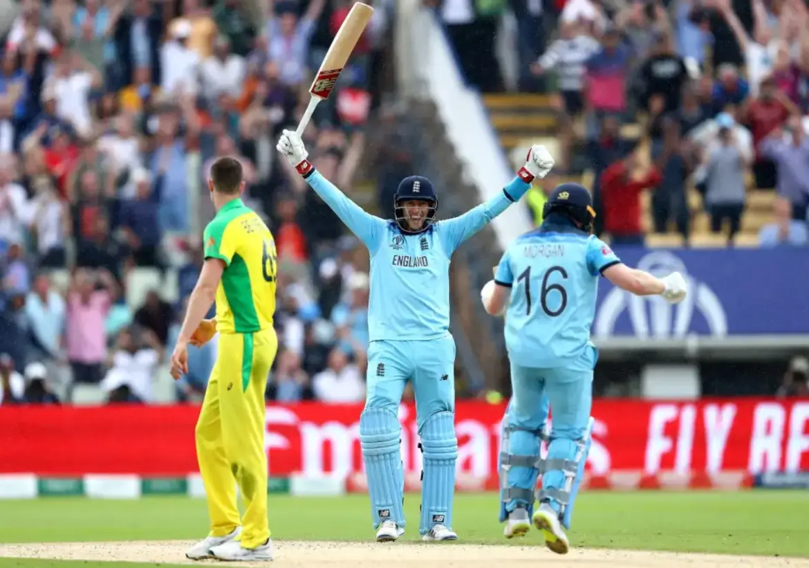 England defeated Australia by 8 wickets.