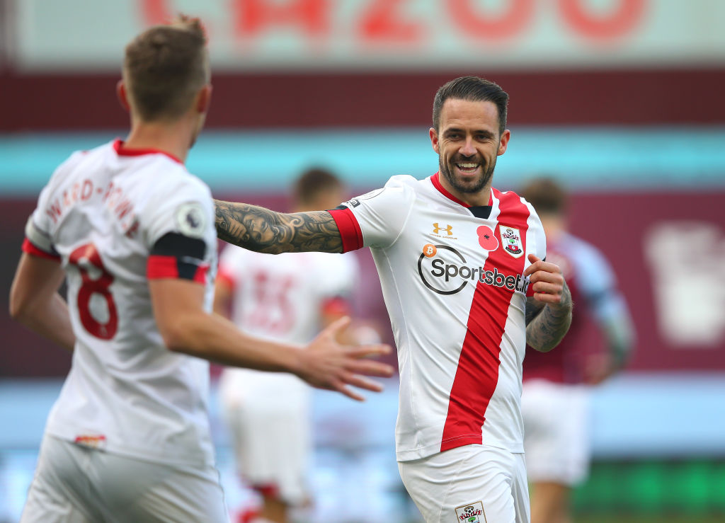 Danny Ings has scored six goals in the Premier League 