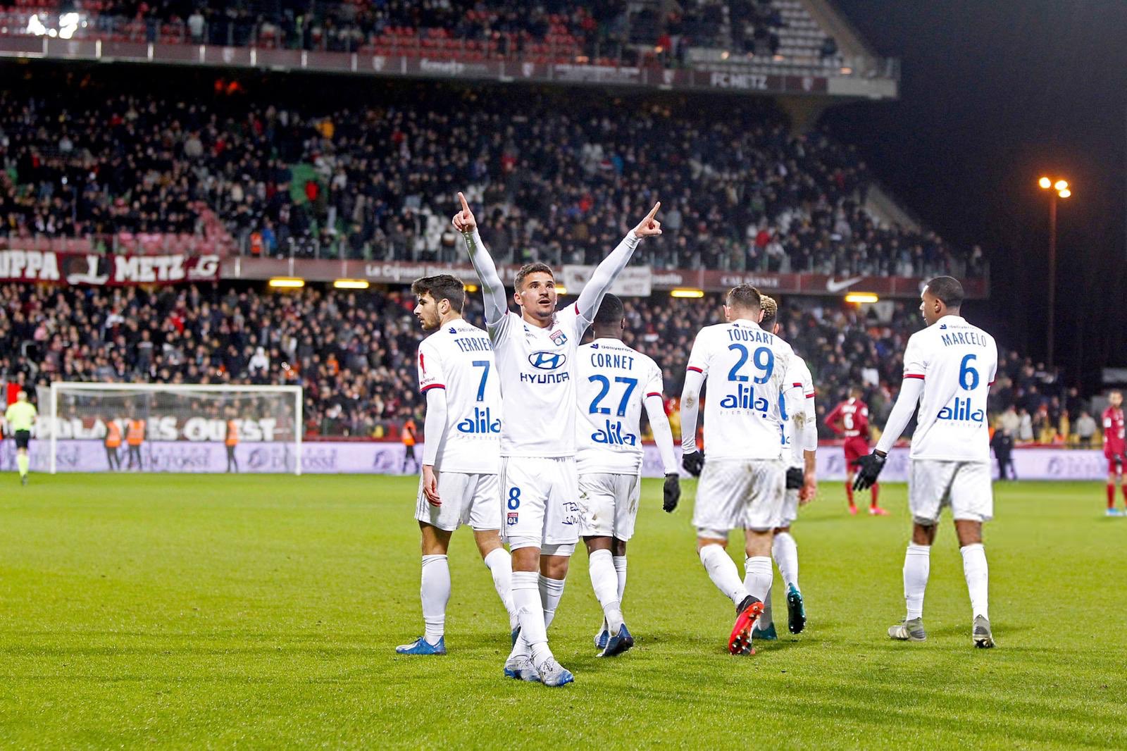 Houssem Aouar played a key role in Olympique Lyon's Champions League run