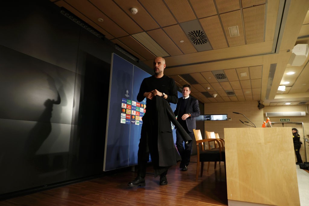 No player is happy when they are not playing, admits Pep Guardiola