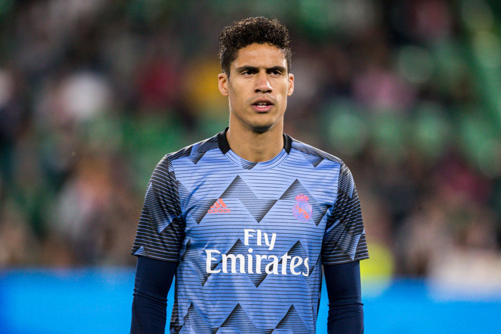 Raphael Varane could be out injured for atleast ten days